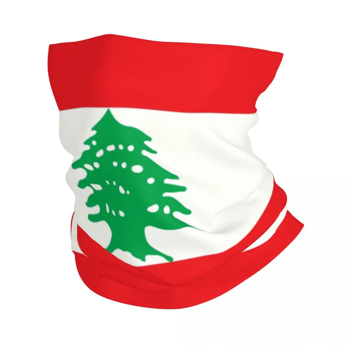 Lebanon Lebanese Flag Beirut ocieplacz na szyję mężczyzn kobiet wiatroszczelna chustka zimowa na narty