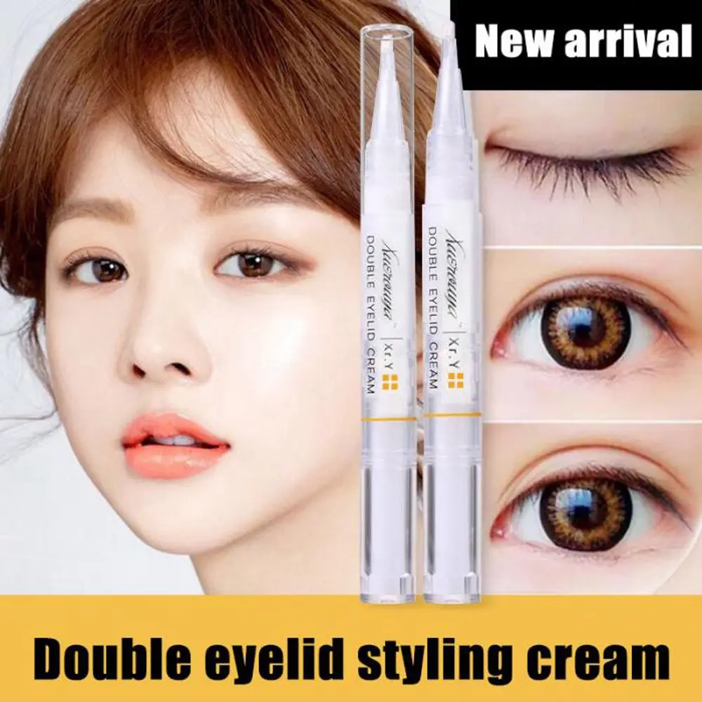Not Glue Waterproof Fold Lift Super Stretch Invisible Traceless Eyelid Gel Eyelid Tool Double Eyelid Cream Eyes Shaping Tool