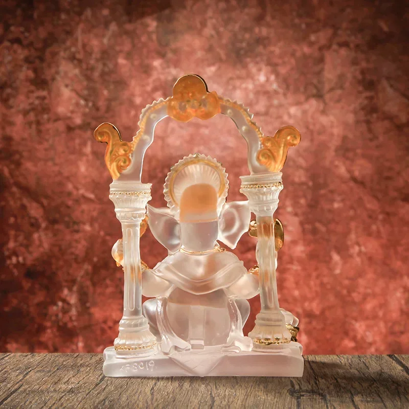 TQH-i7.7 Water Glazed Elephant God Ornament Home Ornament Elephant Trunk God of Wealth