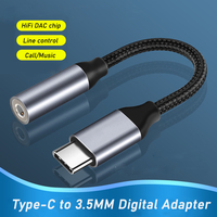 USB C to 3.5 mm Jack Adapter Type C Headphones 3.5mm Audio Aux Converter for Iphone 15 Pro Samsung S24 Plus Oneplus 12 Pixel 9 8