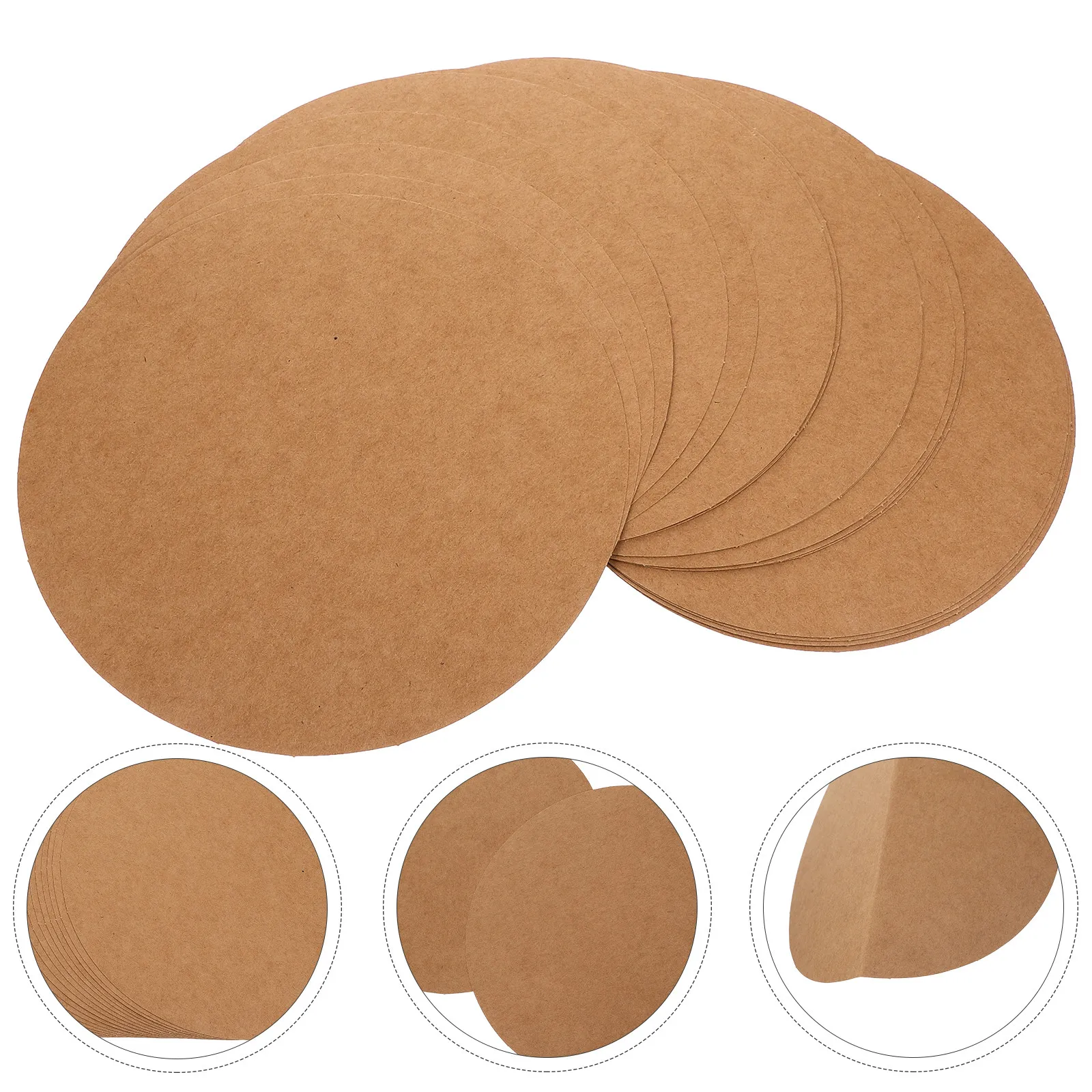 40Sheets Round Painting Cardboard Thick Craft Paper for Drawing Painting Sketch Art Projects Round Graffiti Cardboard