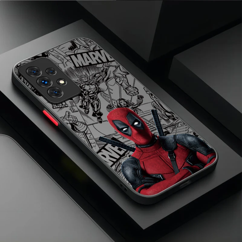 Marvel Deadpool Phone Case For Samsung Galaxy A54 A34 A24 A14 A13 A33 A53 A73 A23 A05 A05S A72 A52 A52S A32 A22 A12 A31 A51 A71