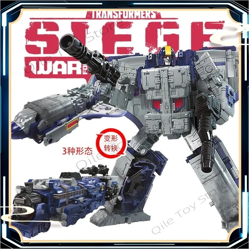 Op voorraad Getransformeerd speelgoed Siege L-klasse trein Action Figure Collection Gift 3C originele doos