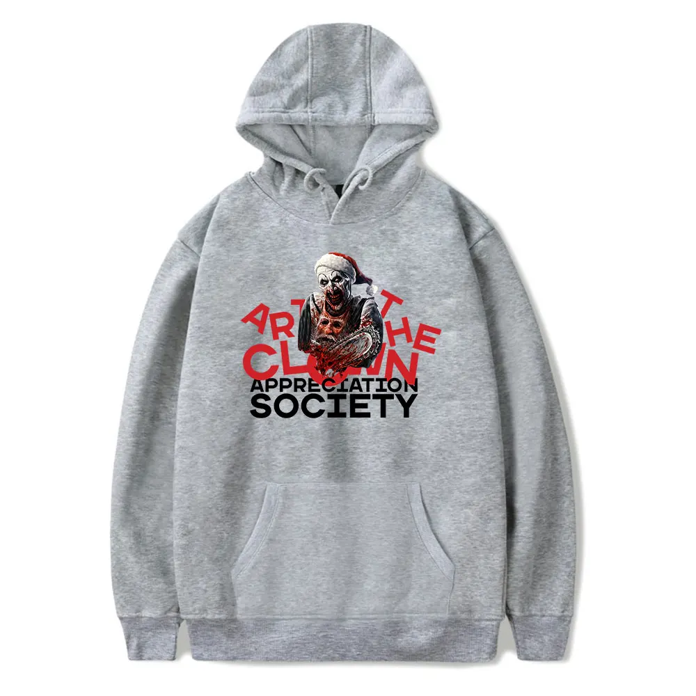 المرعب الفن المهرج خمر 90s هوديي للجنسين Harajuku الهيب هوب الشارع الشهير موضة البلوز الربيع والخريف أبلى #3