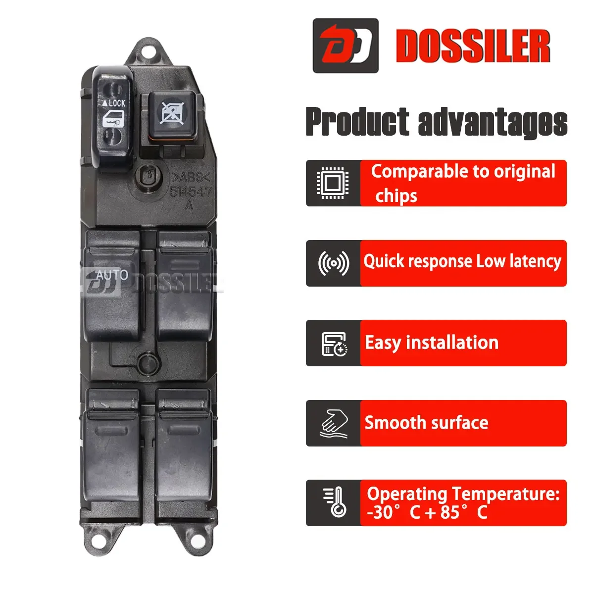 84820-33170 Dossiler For Toyota Soluna Vios AXP4 Corolla Matrix Pontiac Vibe Power Control Window Switch Glass Button 14 Pins