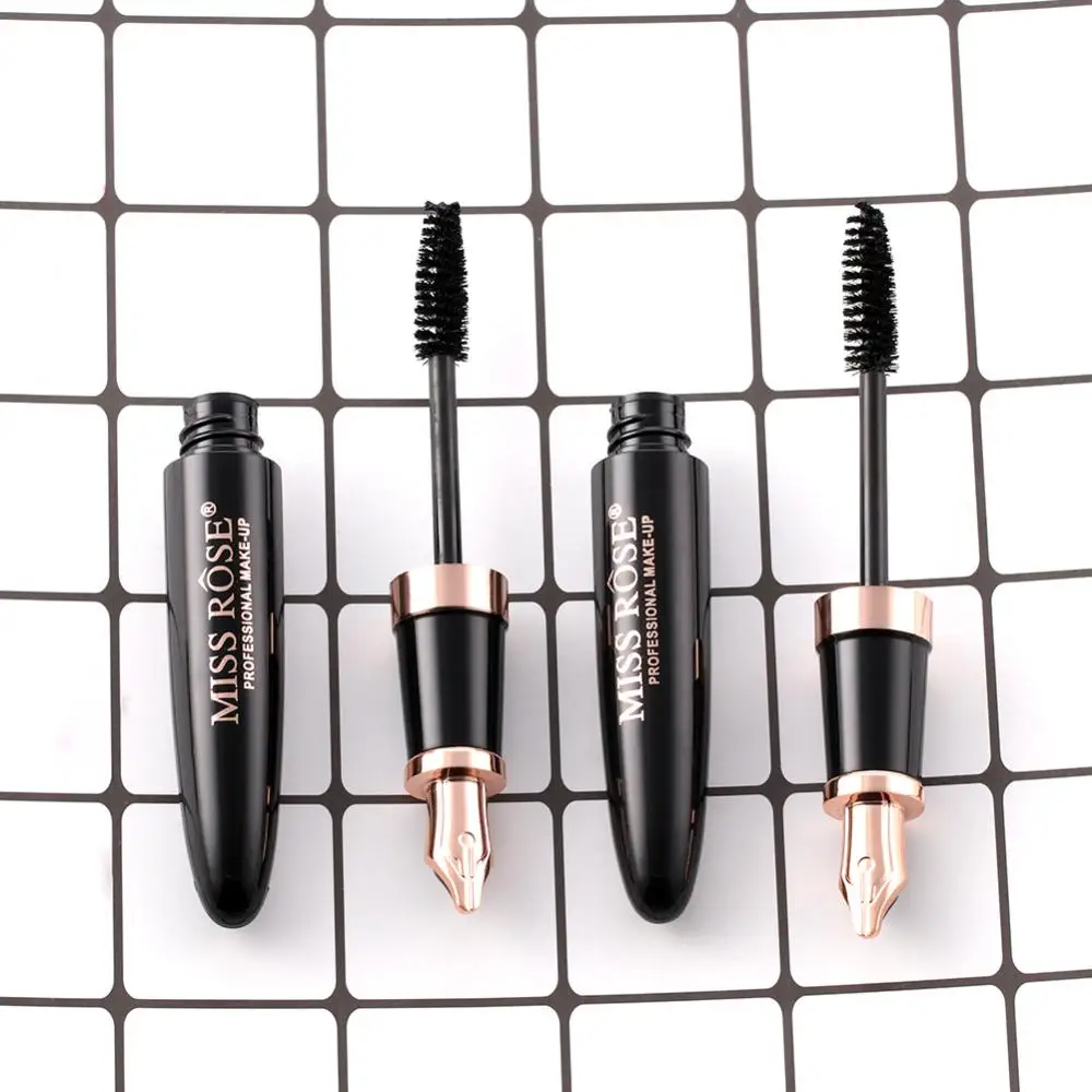 ROSE Black Waterproof Mascara Thick Natural Curl Mascara Long Lasting NEW  Mascara Thick  Waterproof