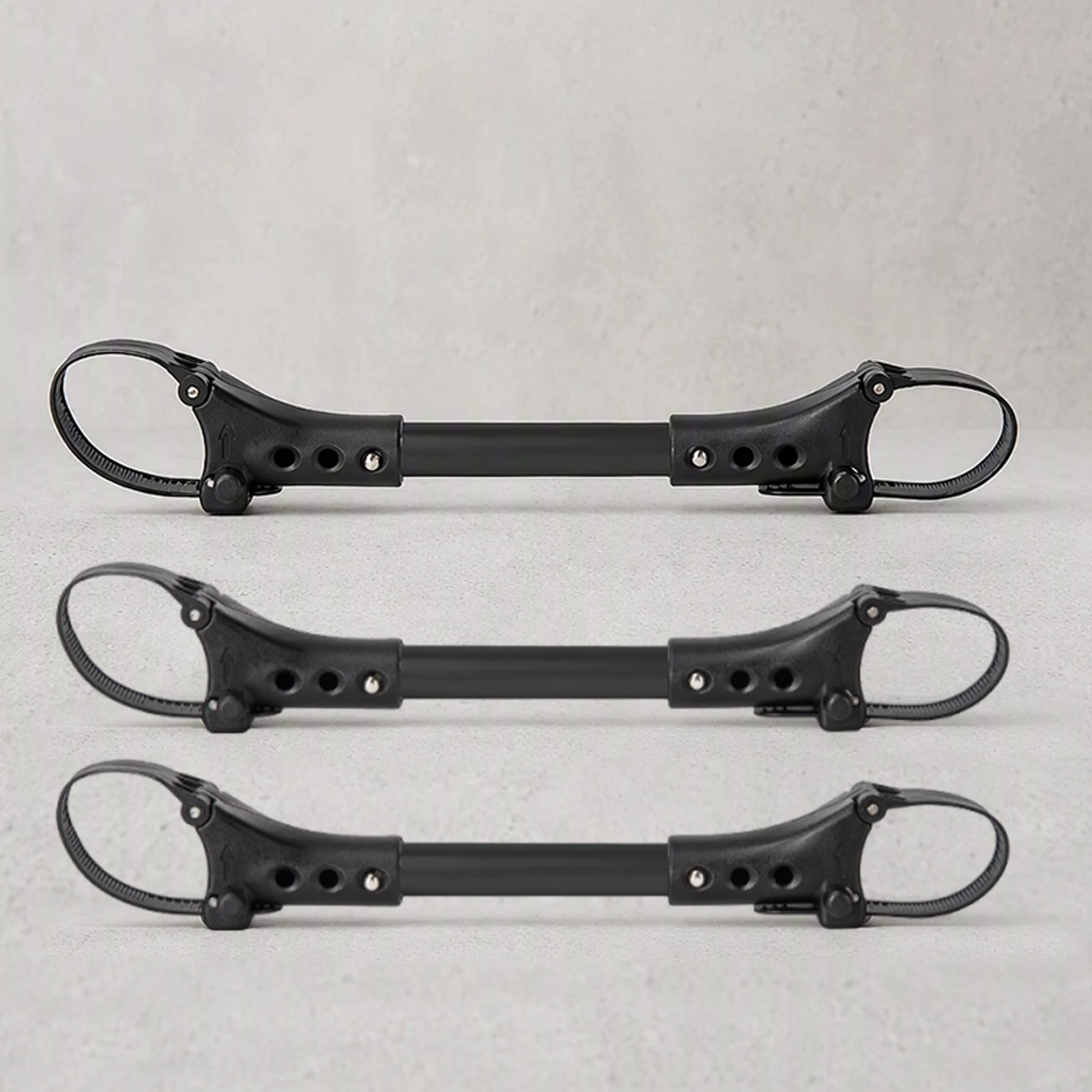 Double Buggy Coupler Adjustable Twin Stroller Connector Bar 20/23/26cm Universal Aluminum Alloy Nylon Strap Baby Stroller Mount