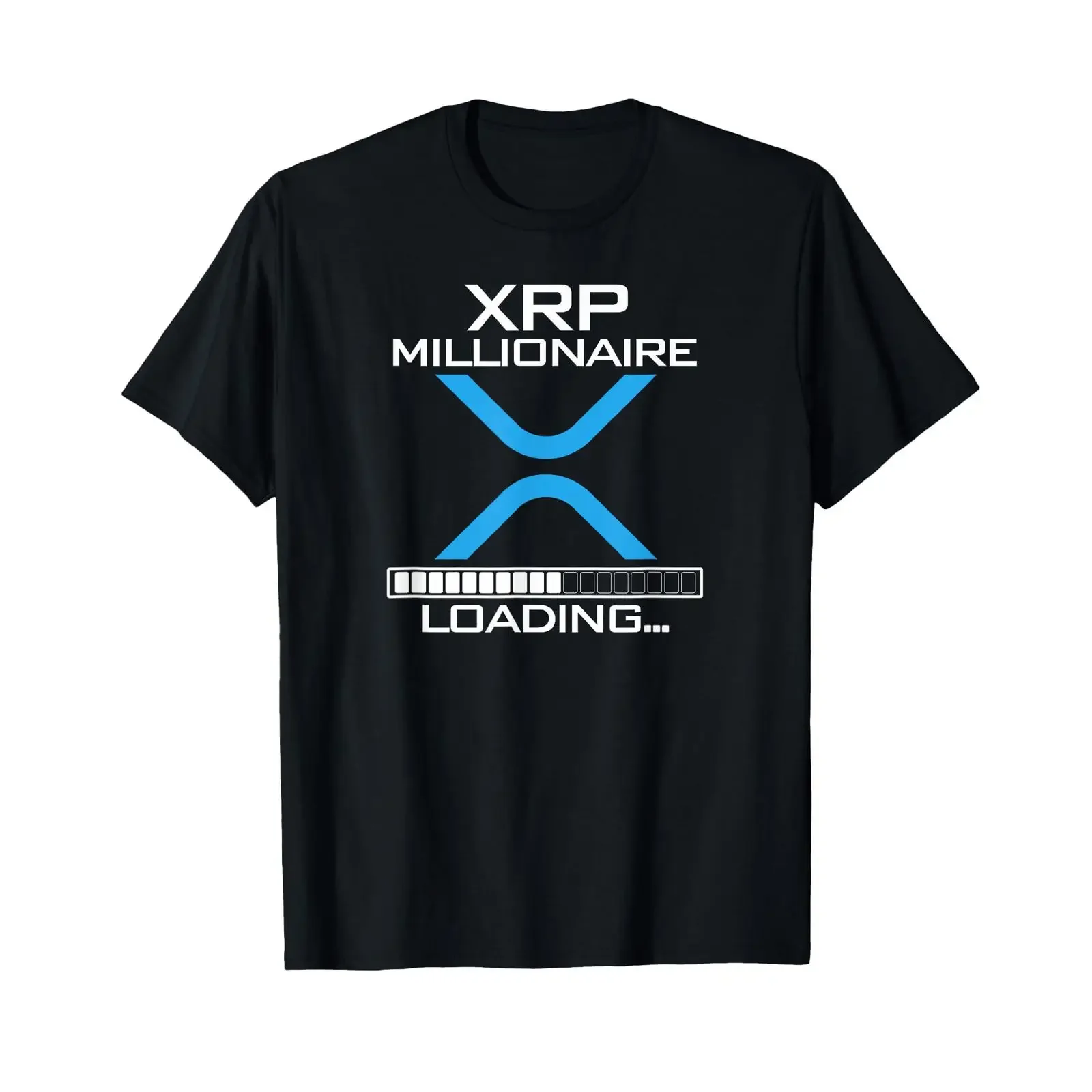 XRP Cryptocurrency Millionaire T Shirt black vintage Washed Top For Everyday Wear Soft Versatile Slightly Stretched Comfortable