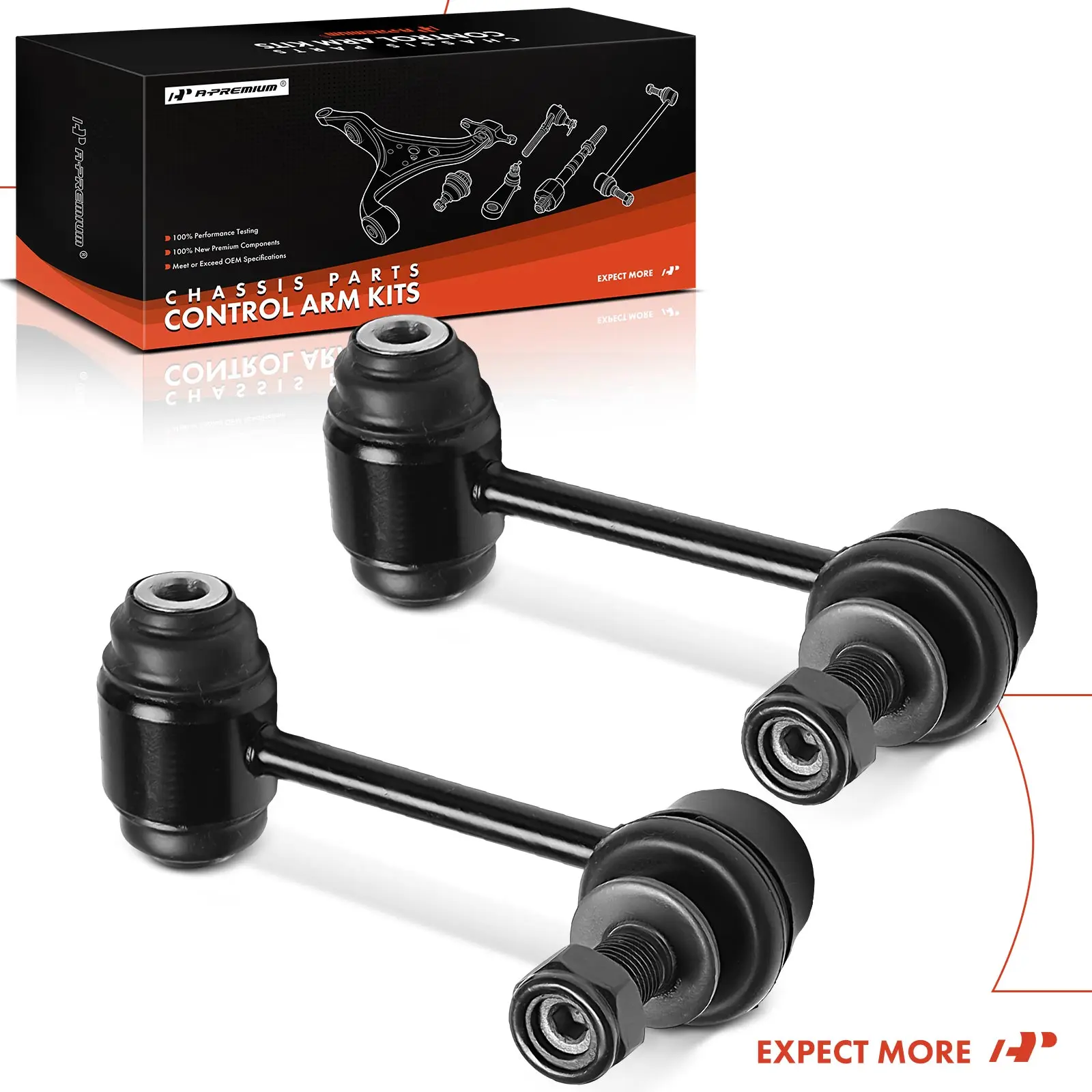 A-Premium 2x Rear Sway Bar Link for Lexus IS F 2008-2014 IS250 IS350 2006-2015 GS300 2006 GS350 2007-2011 GS430 2006-2007 GS460