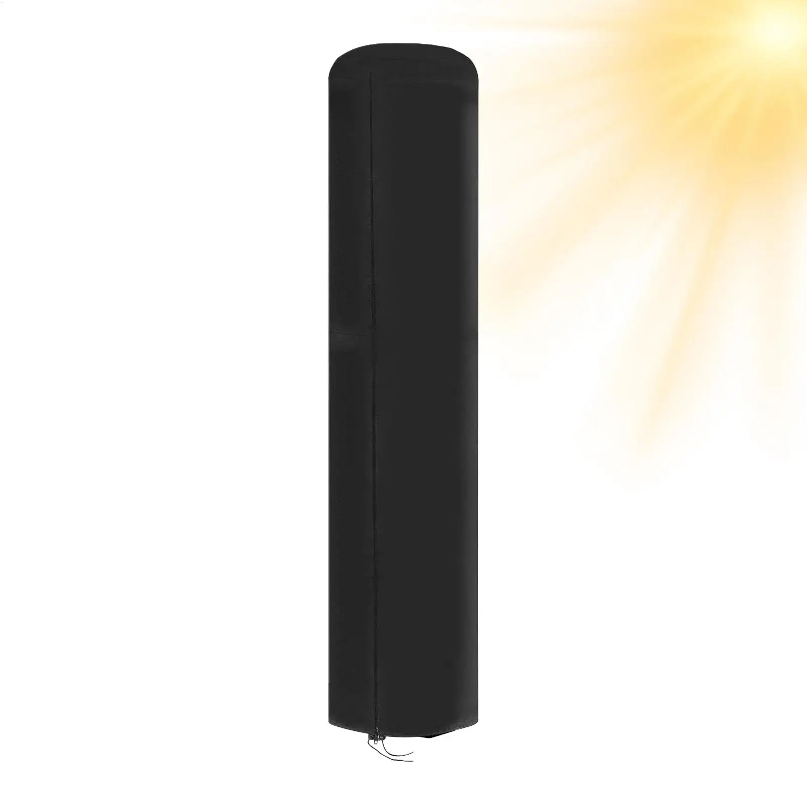 

Solar Shower Protective Cover 26.3x86.6 Inch Waterproof Protector 420D Oxford Cloth Anti-UV Cover For 9.3 Gallon Solar Shower