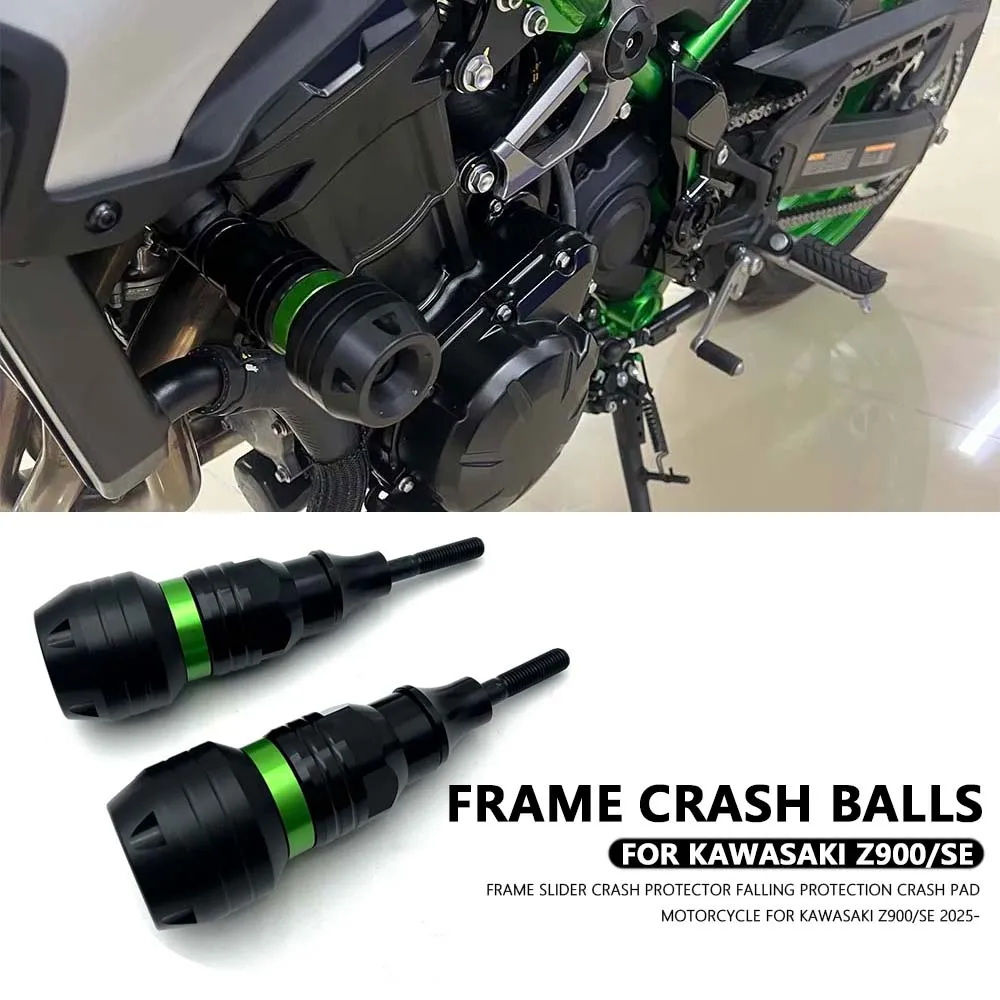

For Kawasaki Z900 Z900SE Frame Slider Crash Protector Motorcycle Accessories new model Falling Protection Crash Pad z900 2025-