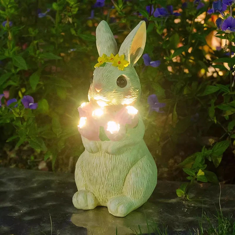 Rabbit Animals Outdoor Light Modern Luxury Designer Display Creative Lamp Lighting Waterproof Luce Giardino Lights Decoration
