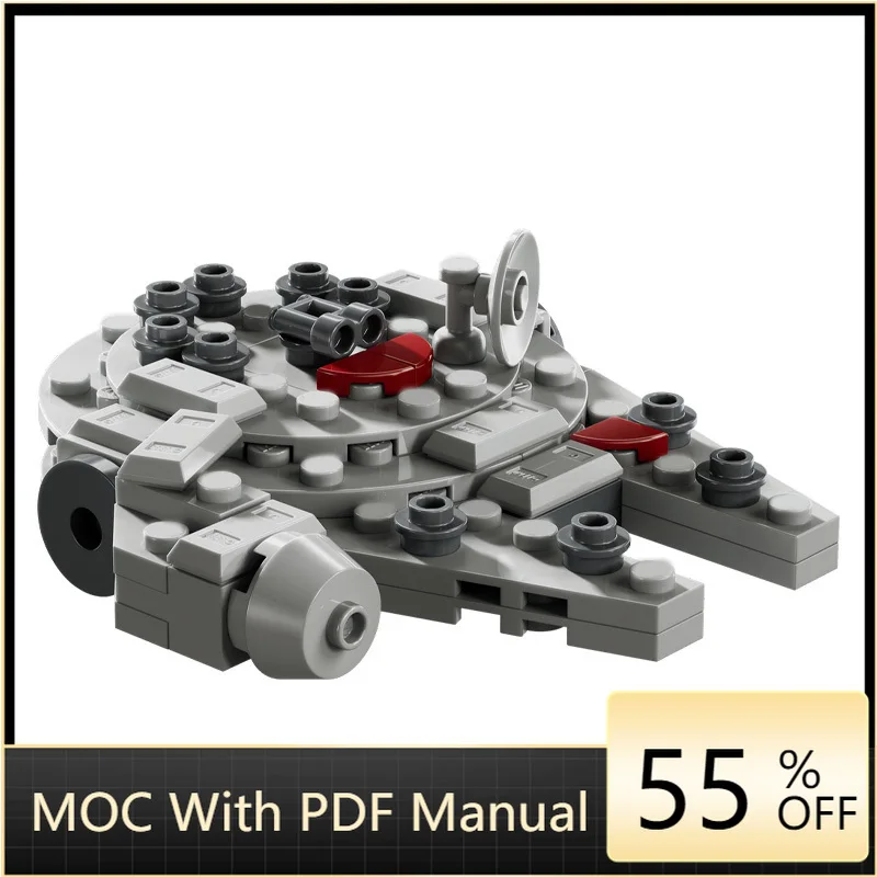 

74 PCS MOC Star Battle Mini Ship Model Building Blocks Set DIY Creative Assembly Educational Display Toys Kids Christmas Gifts