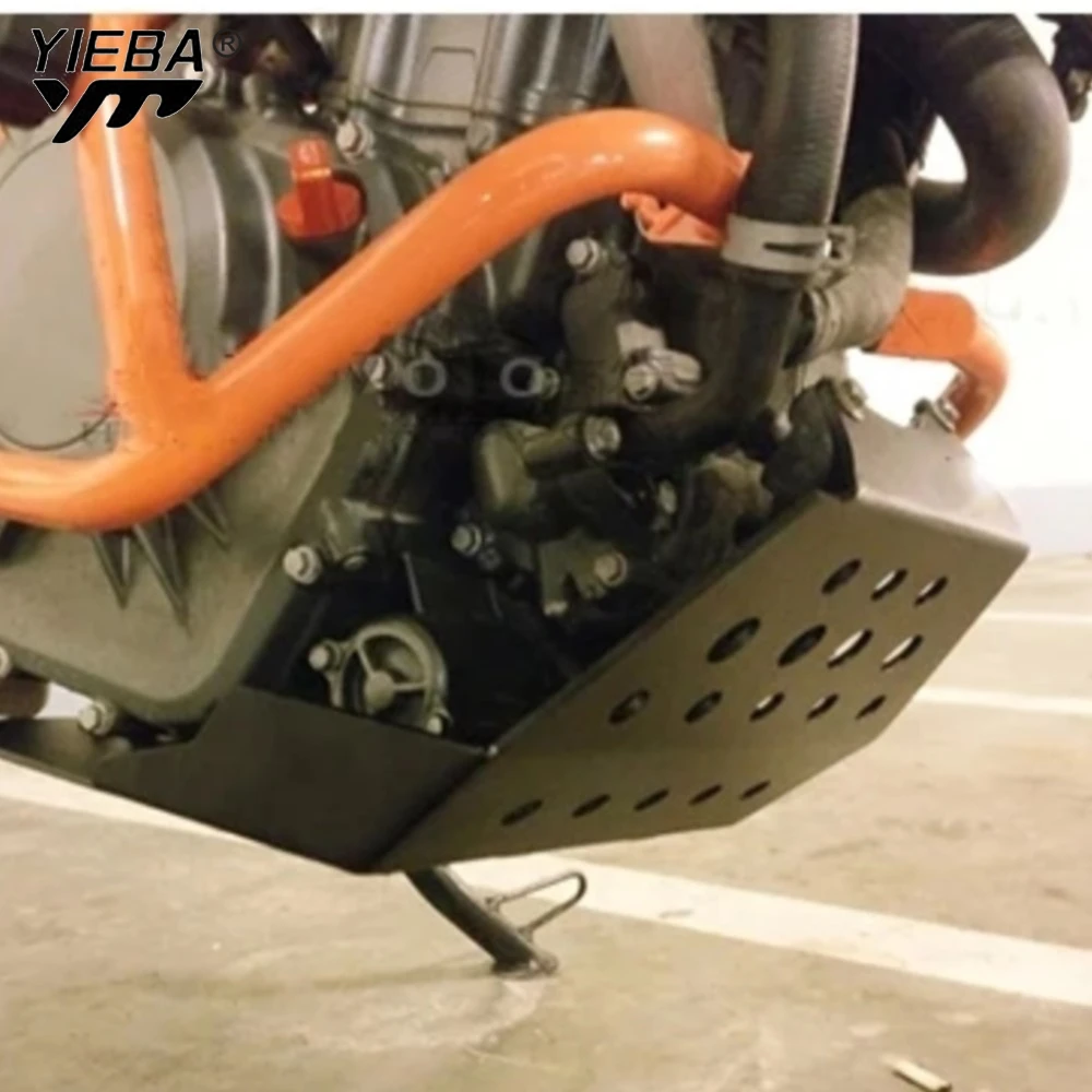 For DUKE 200 125 390 DUKE 390 Motorcycle Engine Bottom Guard Cover Chassis Protector Skid Plate DUKE390 2013 2014 2015 2016