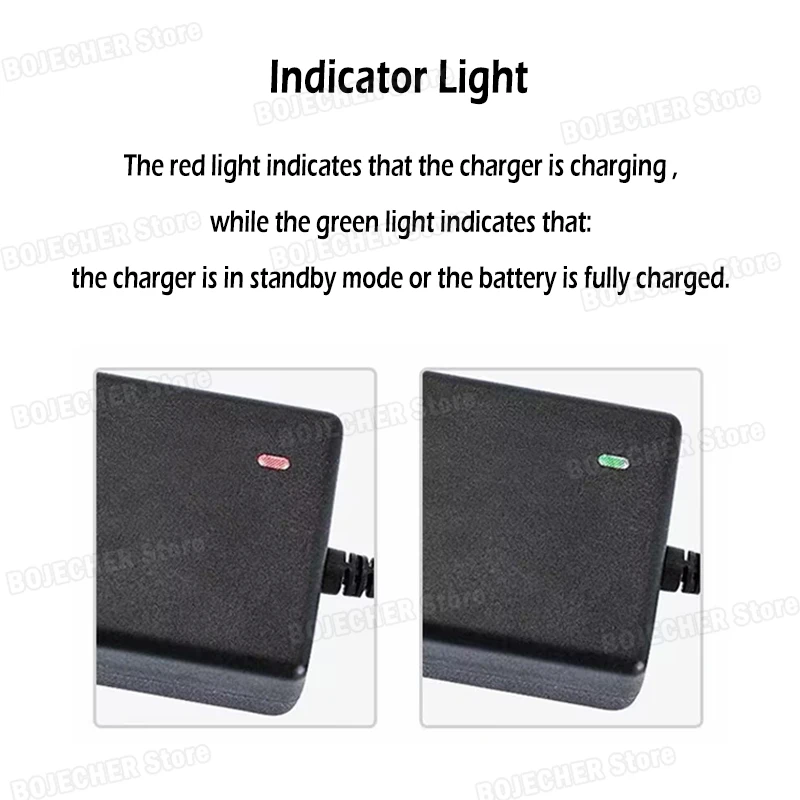DC 16.8V 2A Max Lithium Battery Charger With DC5525 Connector For 14.8V 4S 16.8V Li-ion Battery 18650 Battery Pack Power Adapter