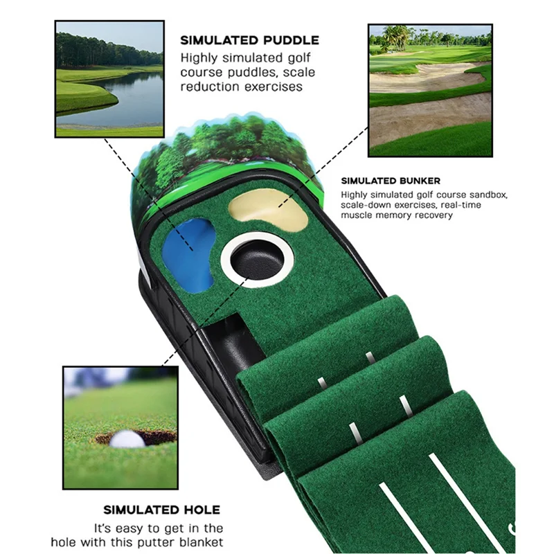 Mata do golfa do ćwiczeń putti – Golf Putting Mat recenzja i cena