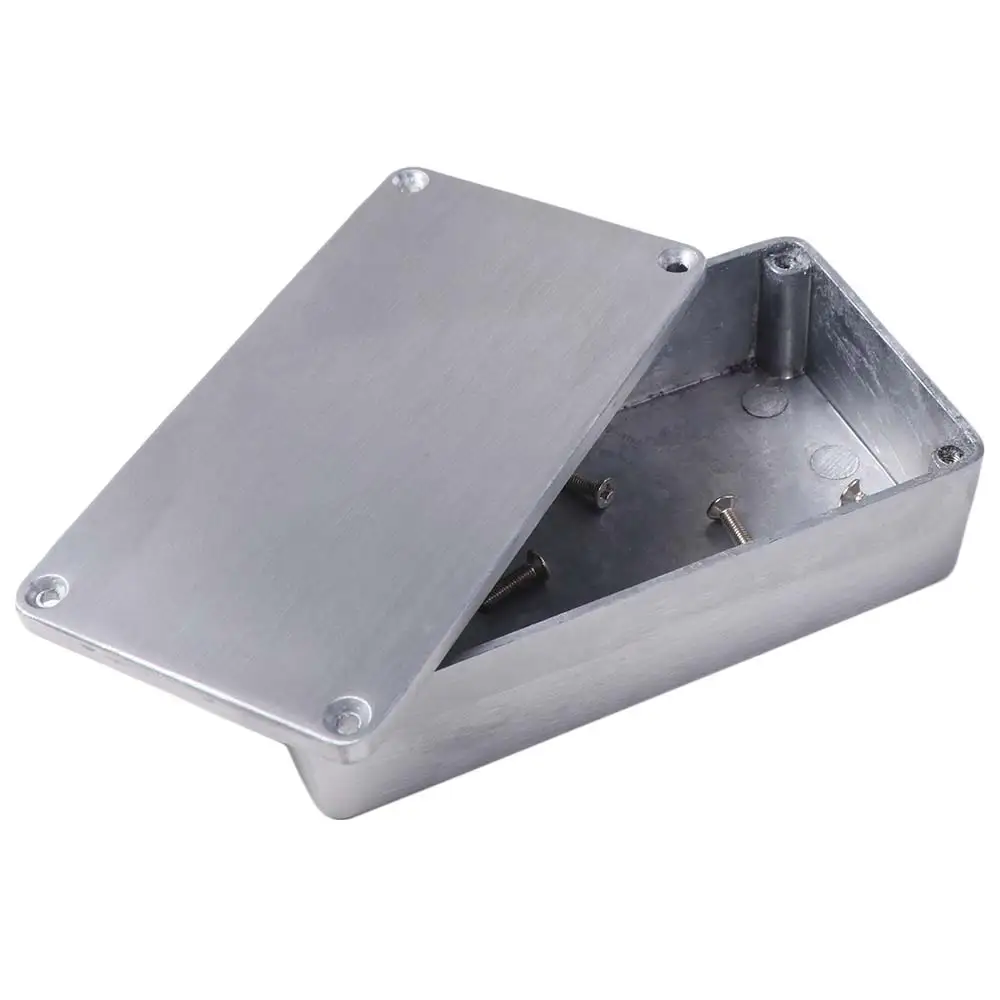 1590B Effects Pedal Enclosure with Screws Replacement Aluminum Stomp Box Guitar Sell Aluminum Guitar Effect Cases 1590 Series