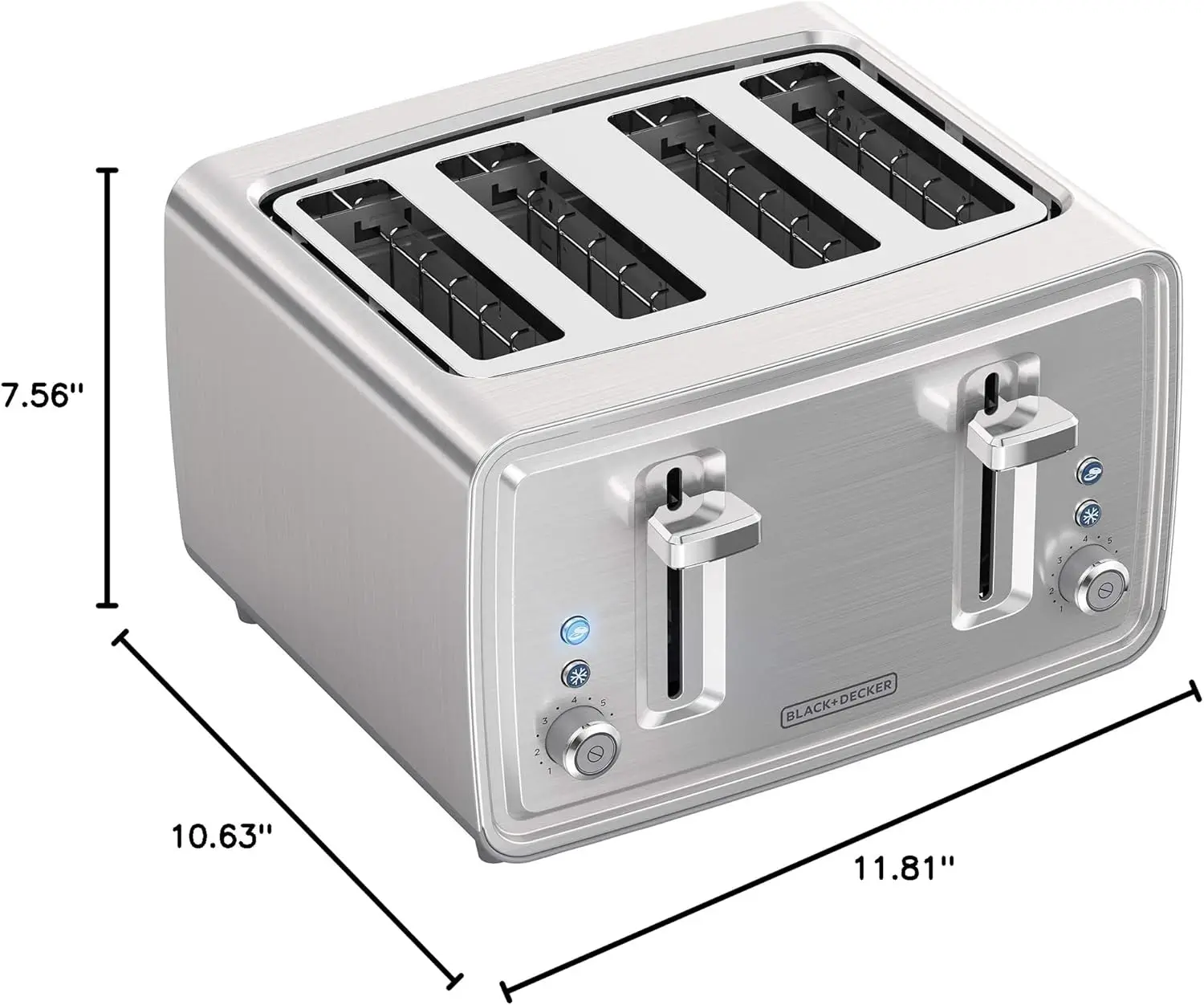 4-Slice Toaster, Stainless Steel, TR4900SSD