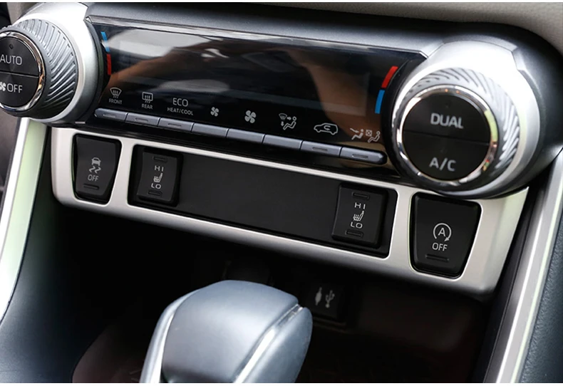 Für Toyota RAV4 XA50 2019 2020 2021 2022 2023 2024 2025 Hybrid ABS Auto Zentrale Steuerung Sitz Wärme Taste Abdeckung trim Zubehör – Detail 10