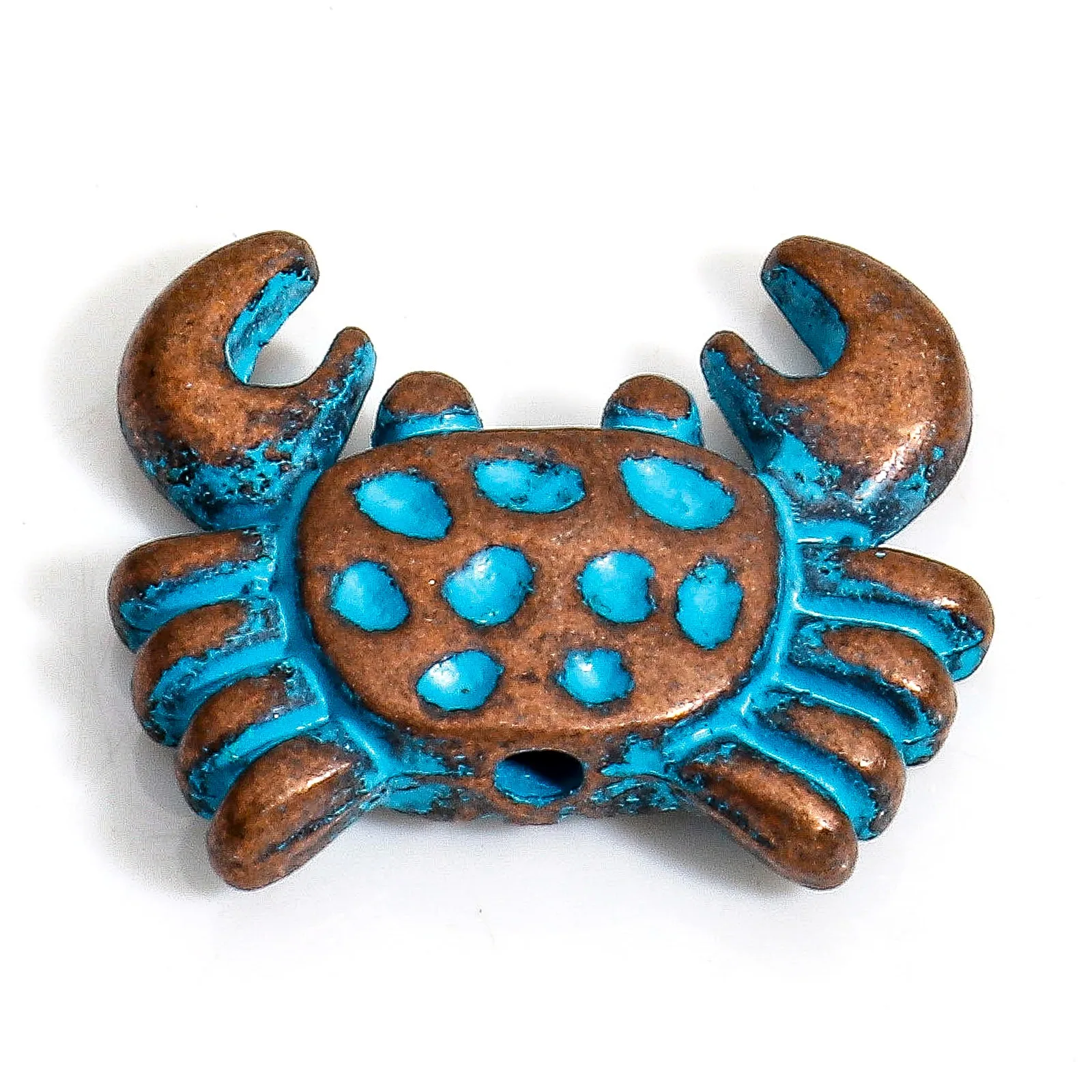 30 Stück Zink basis Legierung Ozean Schmuck Spacer Perlen für DIY Charm Schmuck machen antike Kupfer blau Stern Fisch Meerjungfrau Patina – Detail 14