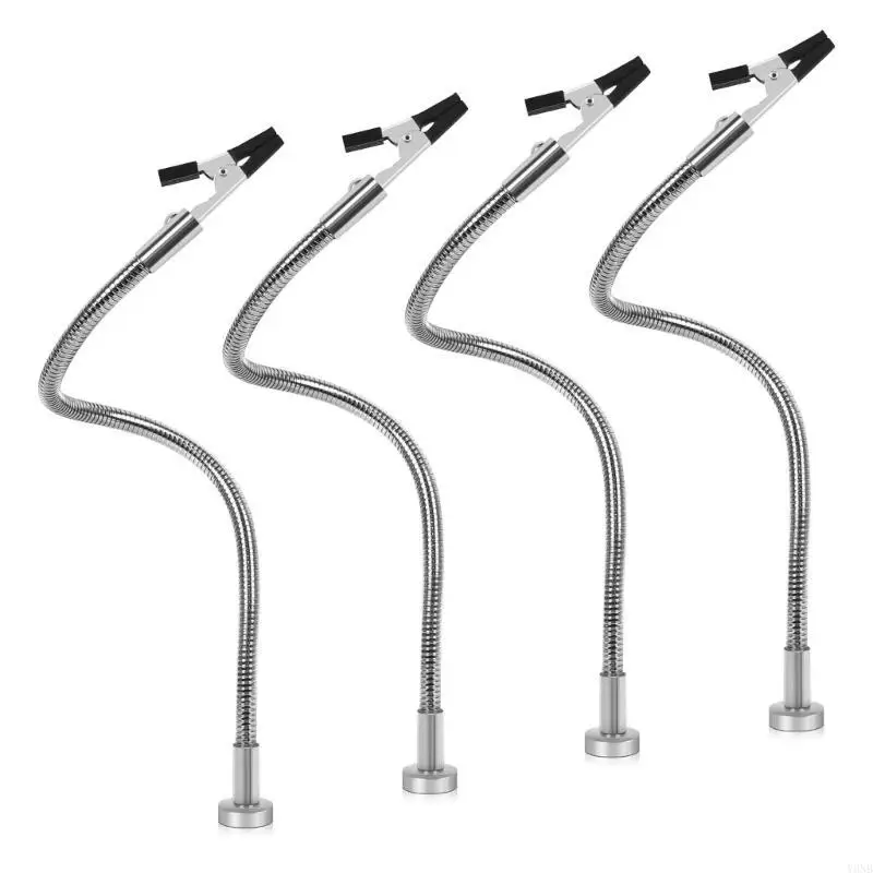 

Y3NB 2/4Pcs Circuit Board Clamps Flexible Gooseneck Arms Soldering Helping Hands Third Hand Tool for Electronic Work