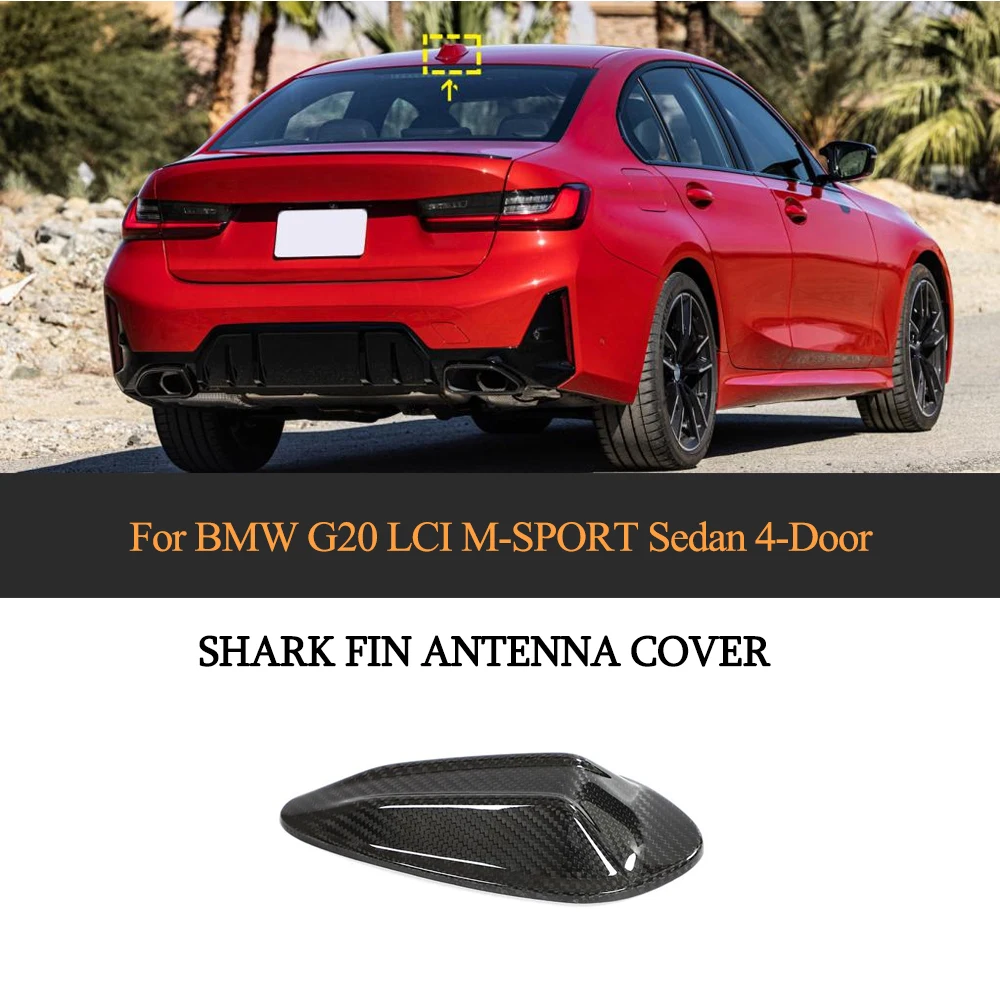 

Car Shark Fin Antenna Trim for BMW 3 Series G20 LCI 2022 2023 Dry Carbon Roof Antenna Cover Decoration Antenna Cover Cap