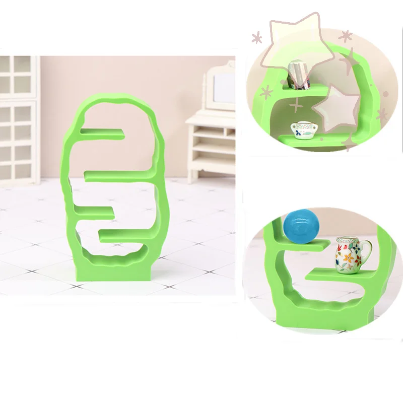 

1/12 кукольный домик, мини-полки для хранения в форме облака, модель стеллажа для куклы, домашняя мебель, декор, аксессуары