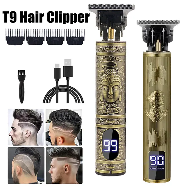 Professional Hair Cutting Machine Vintage T9 Hair Clipper Cutting