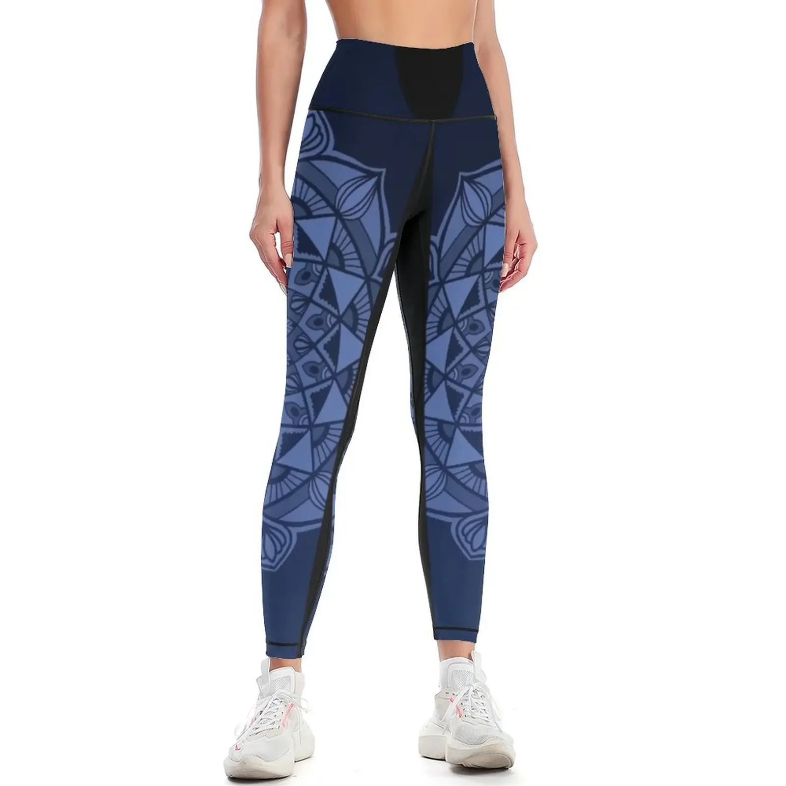 

Chakra Blue Leggings Leginsy push up Women's pants flared push up tights for Womens Leggings