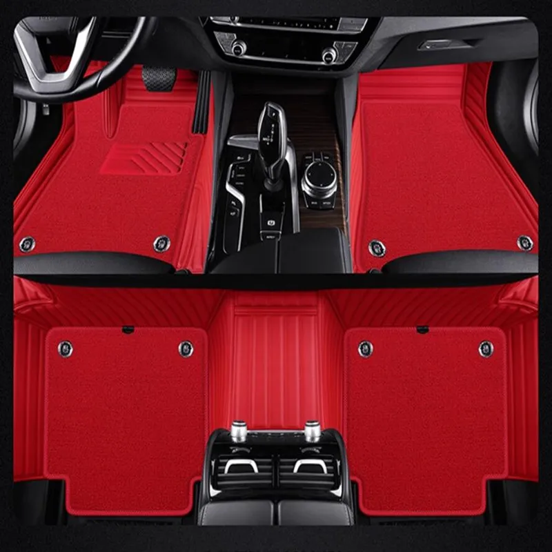 

High quality rugs, Custom special car floor mats for BMW X5 G05 2025-2019 waterproof double layers carpets for X5 2024