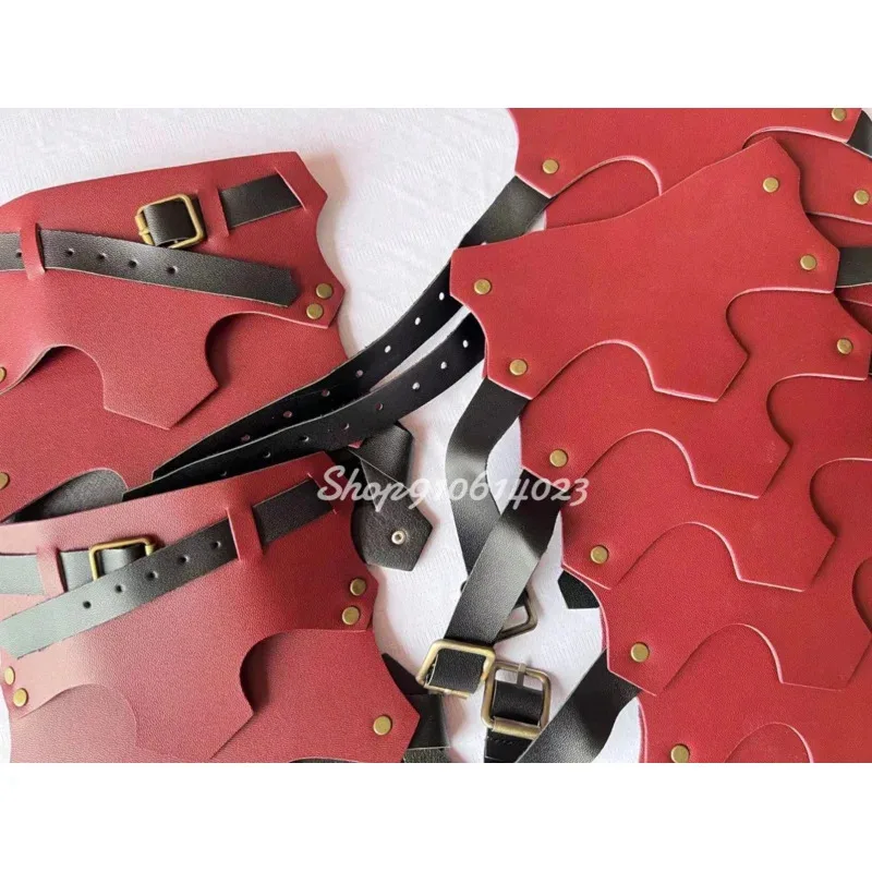 LARP 가죽 다리 갑옷 고딕 그리브스 하프 찹스 게이터 중세 바이킹 기사 코스튬 키트 코스프레 라이더 신발 부츠 커버