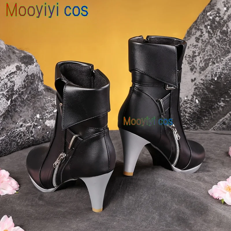 ZZZ جديد هوشيمي ميابي تأثيري أحذية هالوين عيد الميلاد لعب الأدوار حفلة كوميدية S-XL حجم Zenless منطقة صفر Mooyiyi cos 36-39