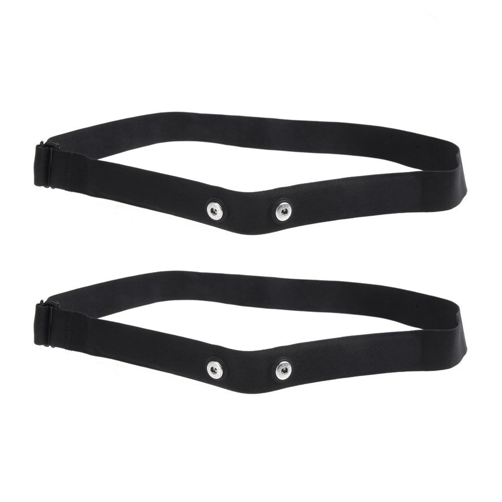 2Pcs Elastic Heart Rate Chest Strap Bands for Geonaute Wahoo Garmin Magene Bryton Coospo Heart Rate Sensor Chest Belt