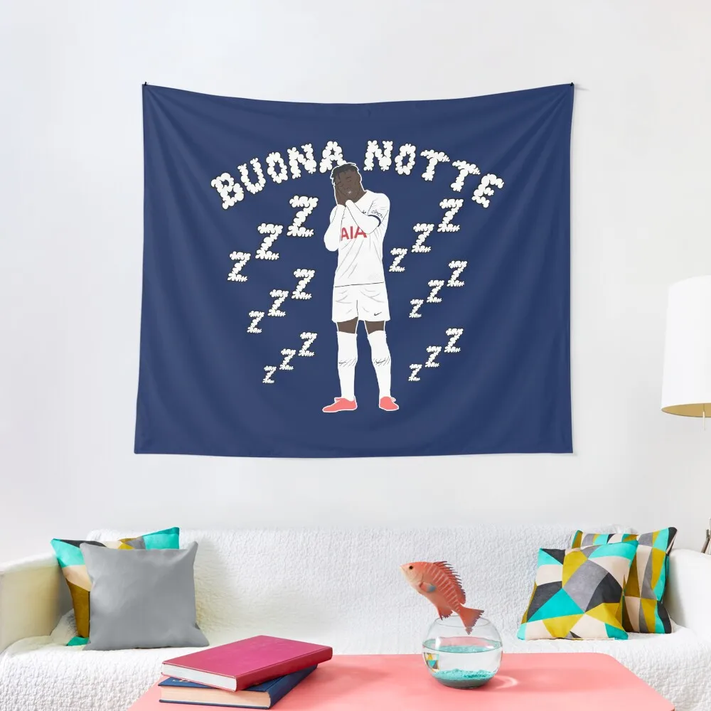 

Destiny Udogie Tottenham Buona Notte Tapestry Decoration For Rooms Wall Deco Decoration For Home Tapestry