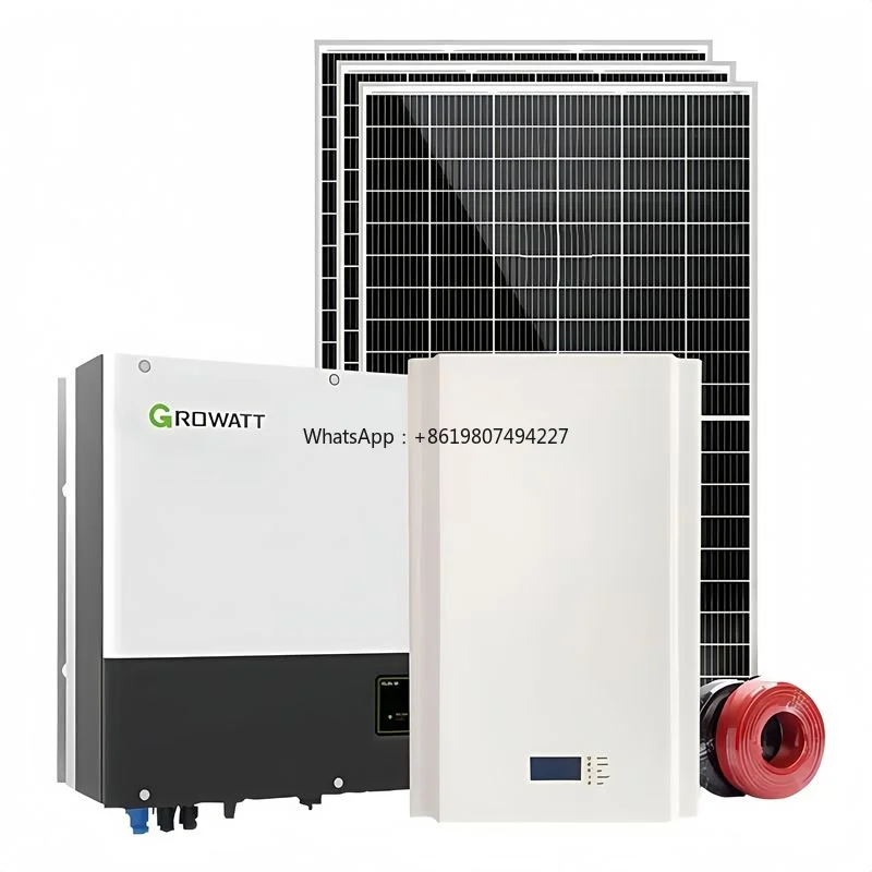 Complete 8kW Off-Grid Solar Kit: 48V Off-Grid Inverter + 20kWh Lithium Battery + Solar Panels + Mounting Accessories
