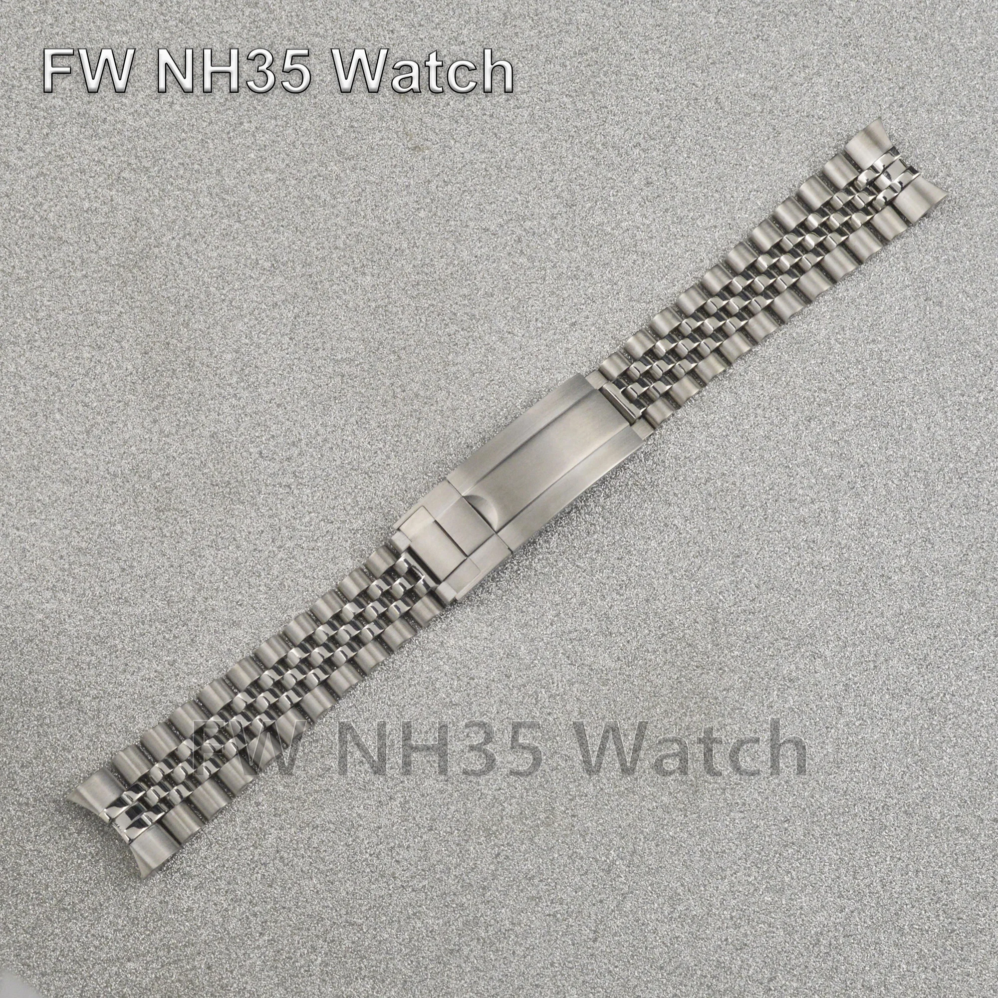 NH35 Watch Band Oyster Jubilee Strap for Datejust 36/39mm Case Stainless Steel Bracelet Watch Accessories 20mm Watch Strap