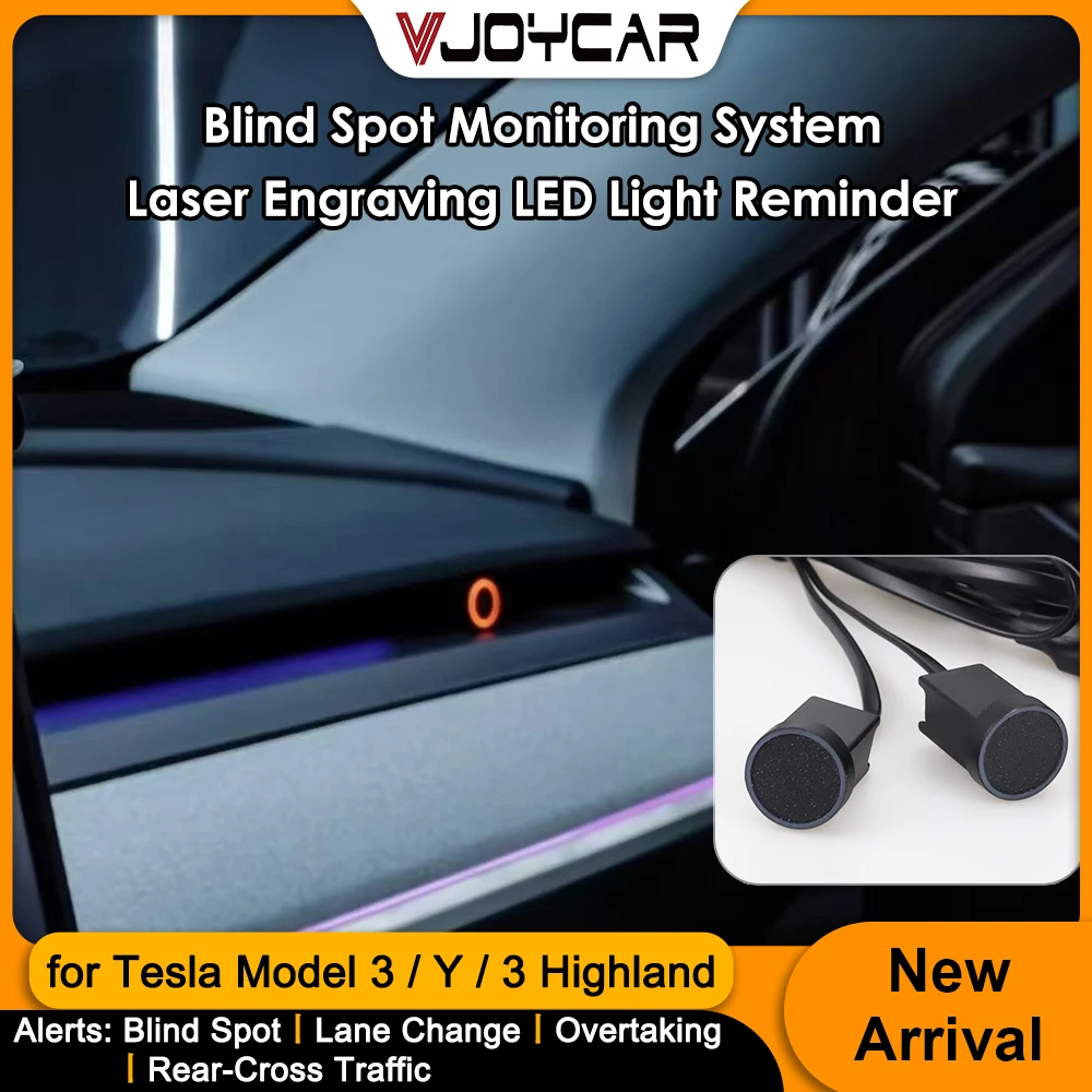 نظام مراقبة النقطة العمياء Vjoycar لطراز تسلا 3 Y Lane تغيير تنبيه نموذج 3 نظام هايلاند BSD تذكير مفتوح الباب #1