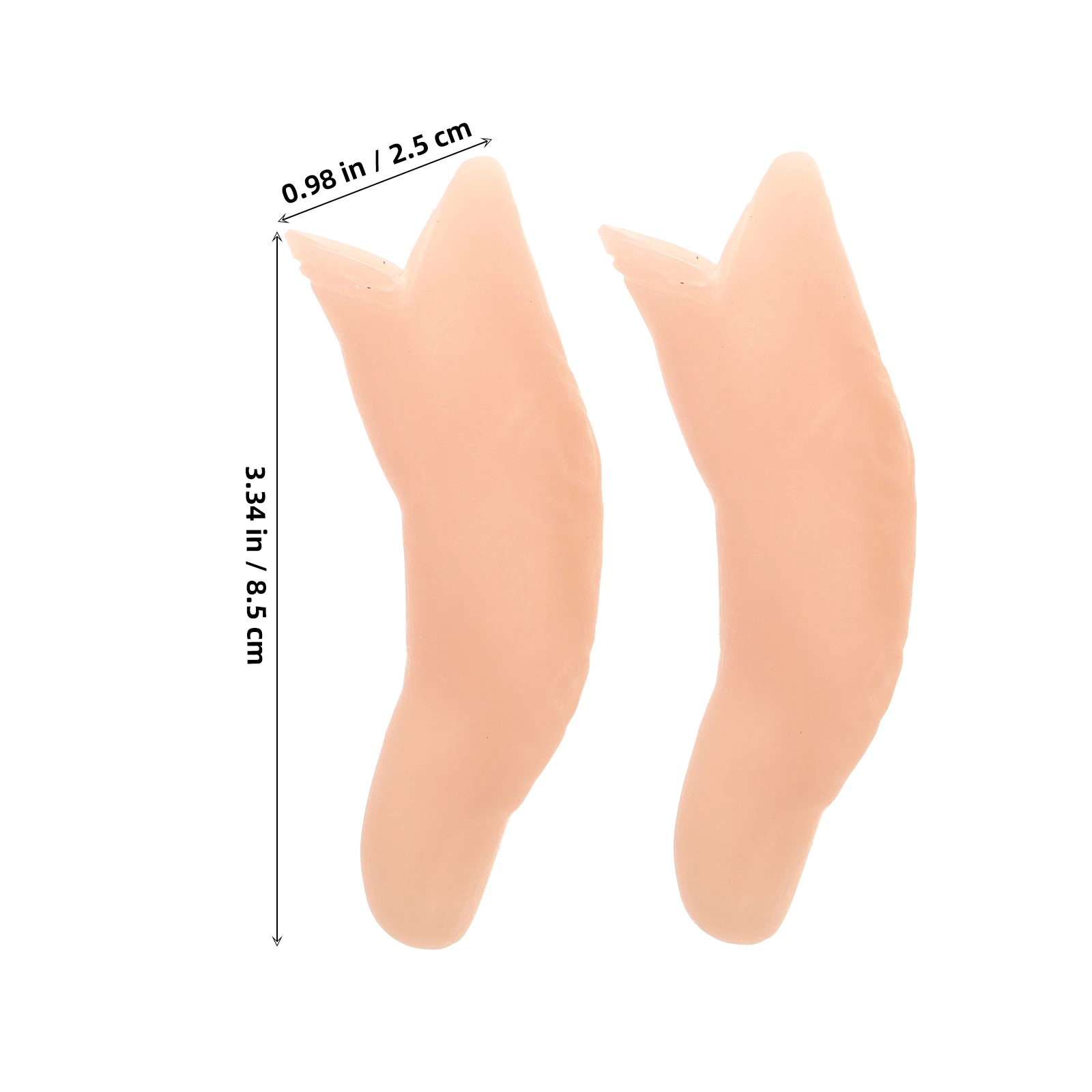 

4pcs Finger Sleeves Props Beige Fake Gimmick Trick Small Tools Compact Magician Cover Stage Performance Party Favor
