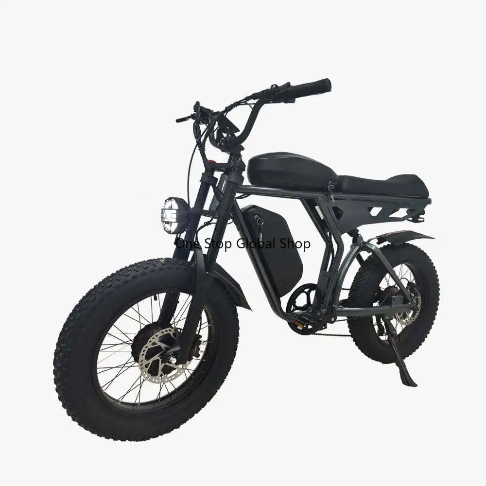 U8 PLUS (48V 21Ah & 19.2Ah) 2000W for 3000W Bike Black/Yellow