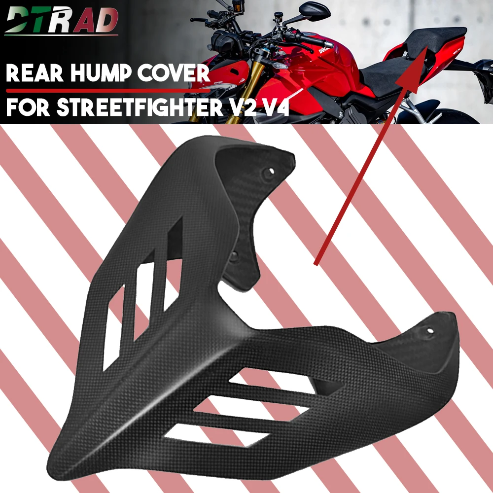 New Style For DUCATI Steetfighter V2 V4 Panigale V4 S R SP V2 Carbon Fiber Rear Hump Cover Tail Fairing Motorcycle Accessories