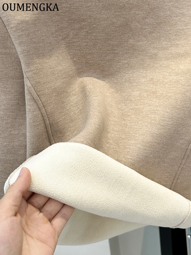 Winter Half Turtleneck Solid Long Sleeve T-Shirt Women New Thick Warm Tops Soft Pullovers Simple Chic Clothes for Cold Weather