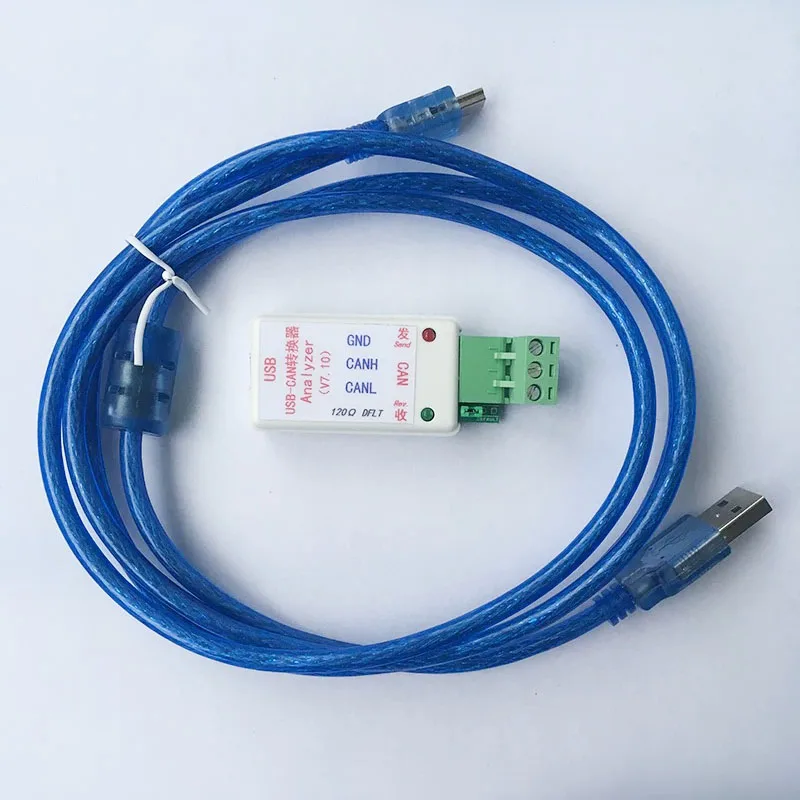 New USB To CAN Adapter CAN Bus Serial Port 232 To CAN Supports XP/WIN7/WIN8 Computer COM Port