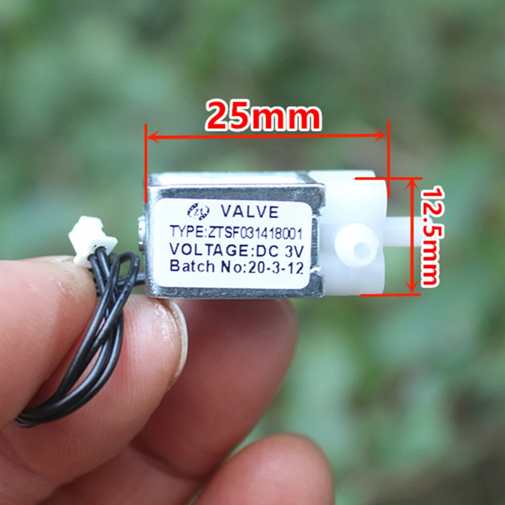 DC 3V Micro Solenoid Valve 0420 Normally Closed Water Valve Small Electric Control Switch Mini Electromagnetic Valve