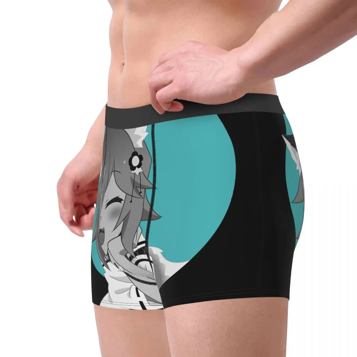 Senko Onderbroek Breathbale Slipje Mannelijke Ondergoed Print Shorts Boxer Briefs