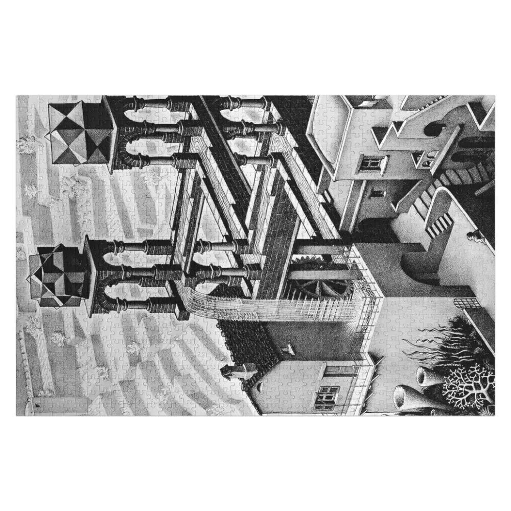 

Escher - Waterfall Jigsaw Puzzle Customized Picture Picture Custom Wood Toys For Children Puzzle