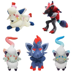 Pokemon Hisuian Zorua Zoroark New Plush Toys Shiny Zorua Sleeping Standing Posture Cute Pocket Monster Stuffed Animal Doll Gifts