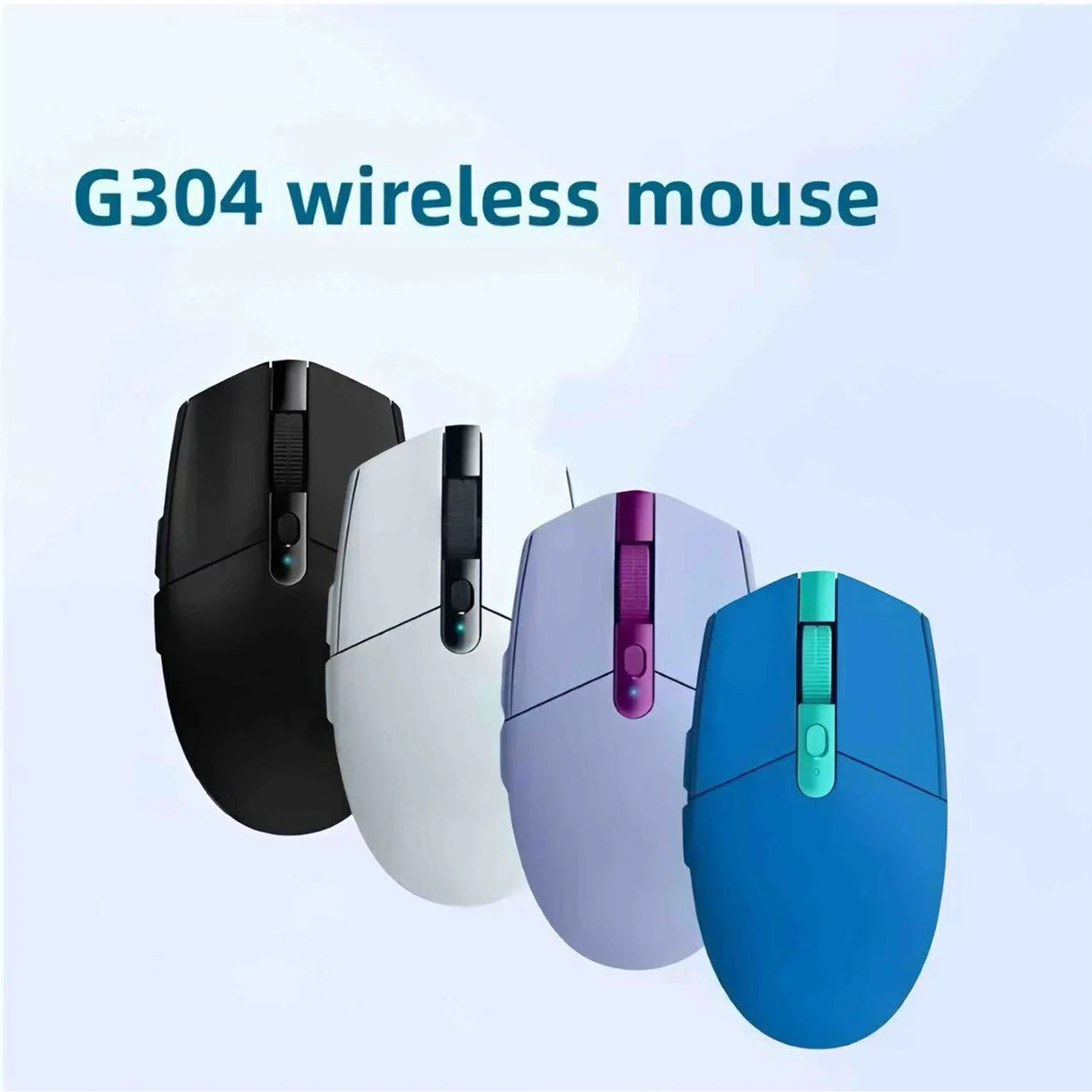 G304 Ligthspeed draadloze gamingmuis, Hero 12K-sensor, 12000 DPI, 6 programmeerbare knoppen, compatibele pc MacOS