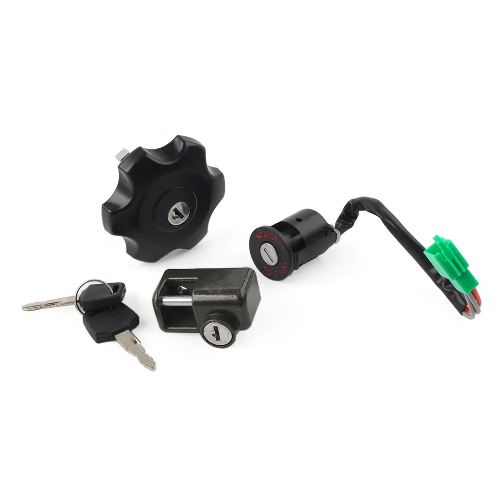 Motorbike Ignition Key Switch Gas Cap Lock Set For Suzuki DRZ400SM 2005-2022