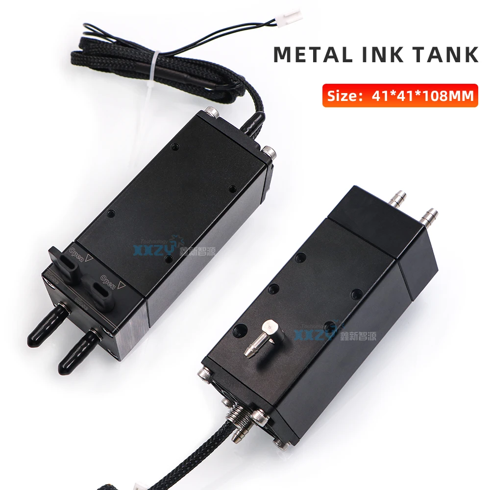 

Inkjet Printer Metal Sub Ink Tank 41*41*108mm for UV Flatbed Printer Negative Pressure Ink Tank With Valve Ink Cartridge