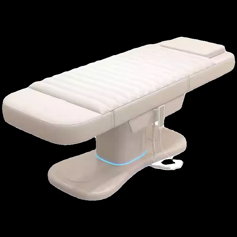 سرير تجميل كهربائي، سرير تدليك وعلاج، سرير رفع وتطريز متعدد الوظائف، سرير قابل للطي من اللاتكس لصالونات التجميل
